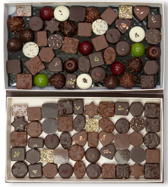 Choisir une boîte de chocolats en forme de cœur pour la Saint-Valentin